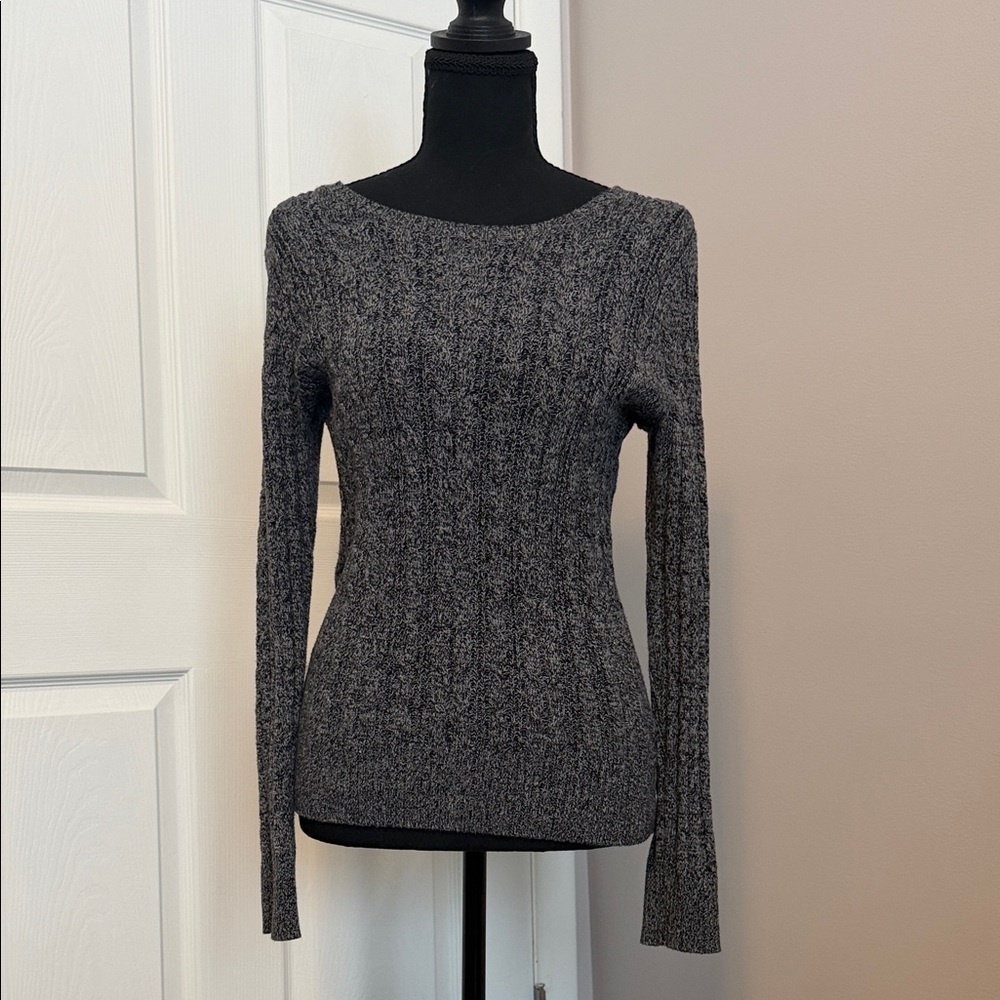 St. John's Bay Dark Gray Crew Neck Sweater